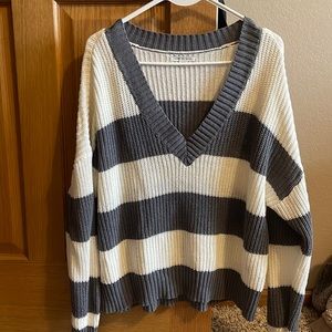 American Eagle striped sweater